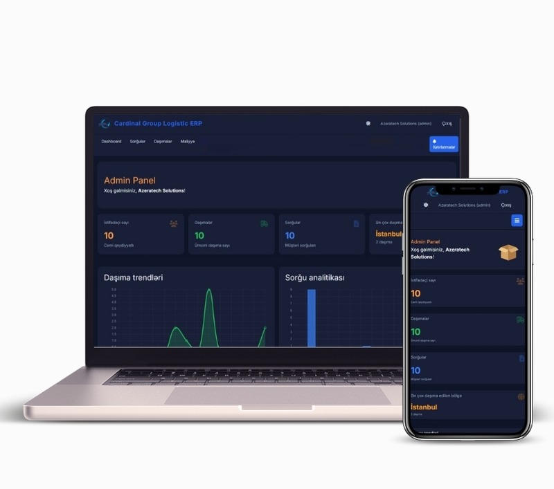 Cardinal Group Logistic üçün ERP Sisteminin Hazırlanması